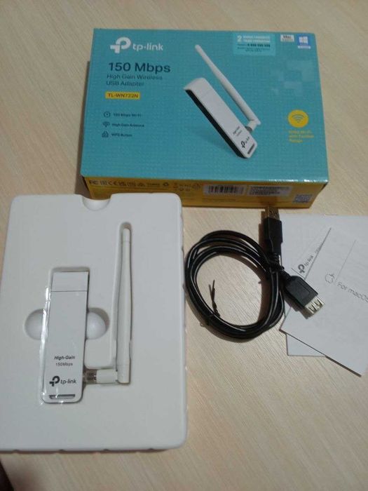 Мережева карта USB Wi-Fi TP-Link TL-WN722N