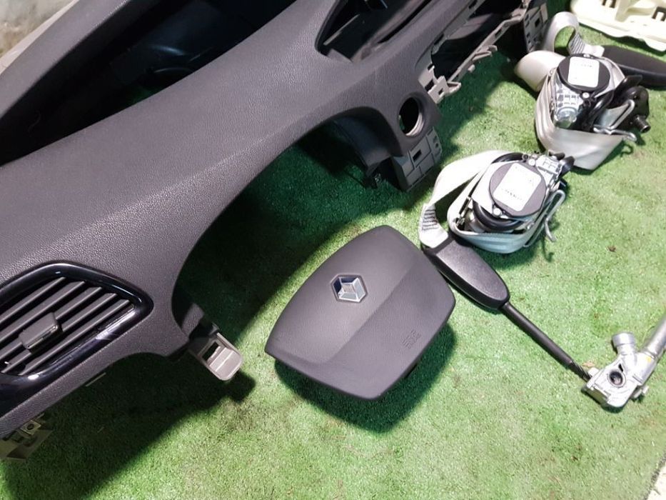 Conjunto Kit Completo Airbag Tablier cintos Renault Scenic III modelo
