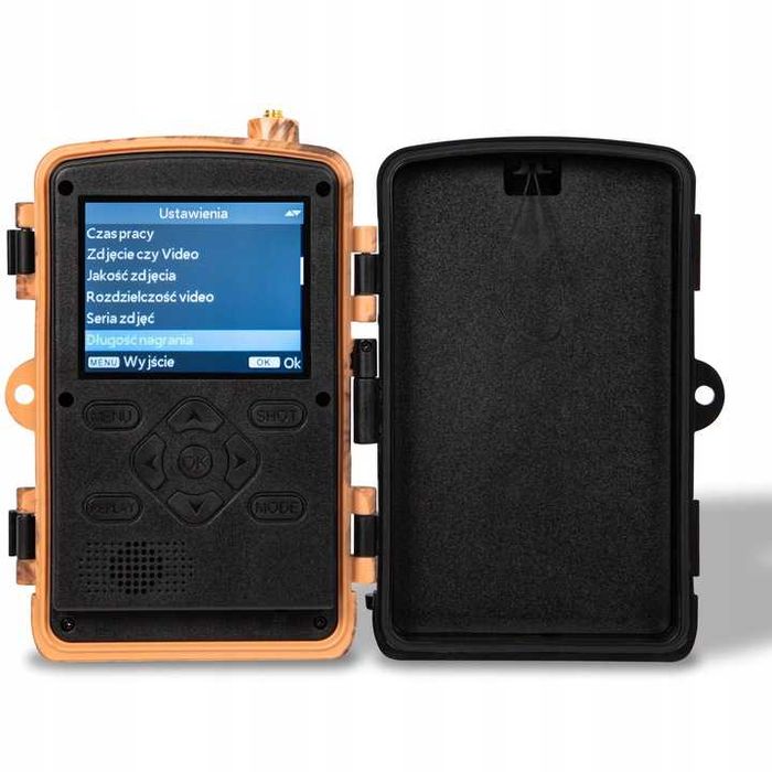 Kamera leśna FOTOPUŁAPKA na kartę SIM aplikacja GSM myśliwska IR LTE