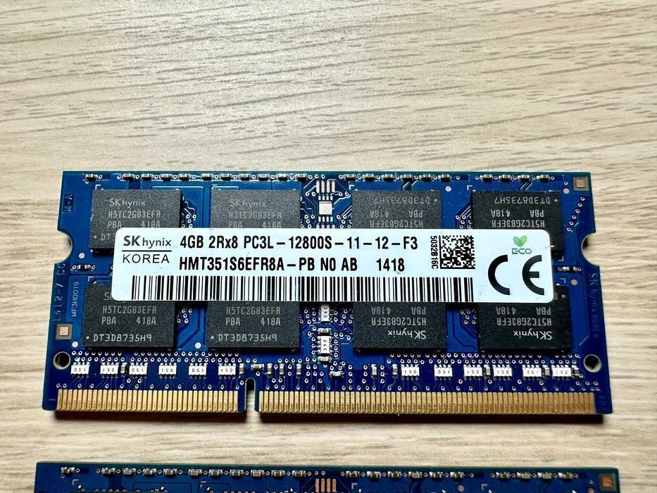RAM SK Hynix 16GB 4x4GB DDR3 / DDR3L PC3L 12800S – sprawna / testowana