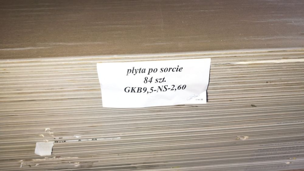 Płyta GKB-NORGIPS S 2600x1200x9,5mm