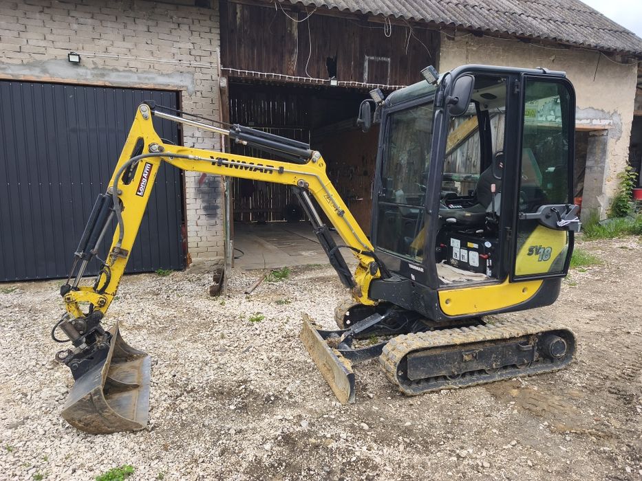 Wynajem minikoparka Yanmar SV 18 2020 r