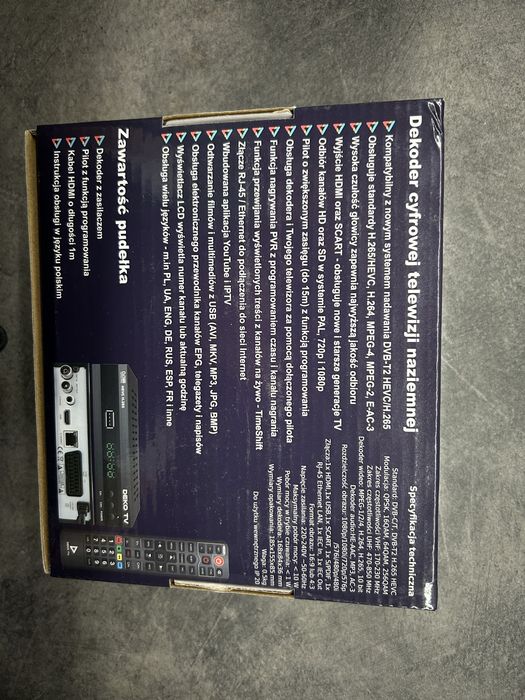 Dekoder - odbiornik cyfrowej telefonii telewizyjnej