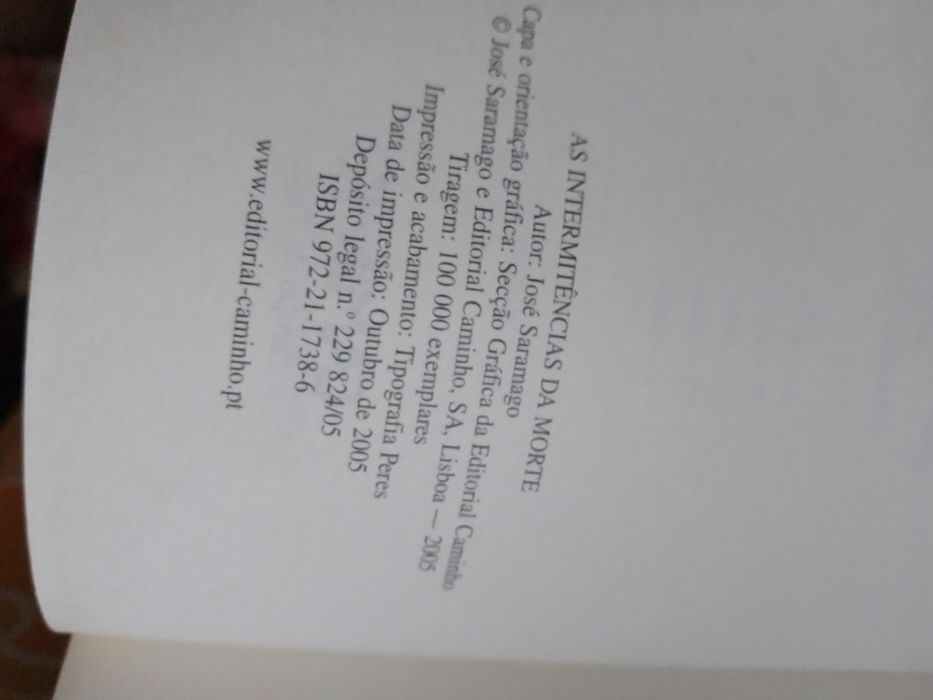 As internitencias da morte-Saramago-1e-Caminho15E-Dado antigo2EDesde2E