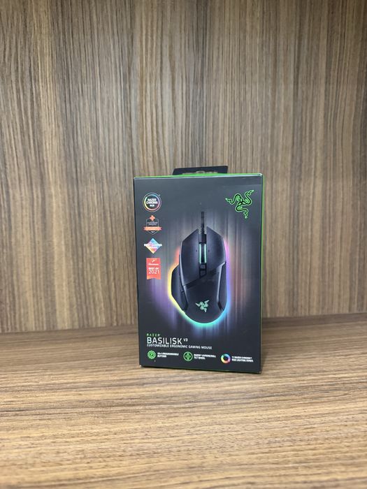 Ігрова дротова миша Razer Basilisk V3 Ergonomic Gaming Mouse — Нова / Запакована