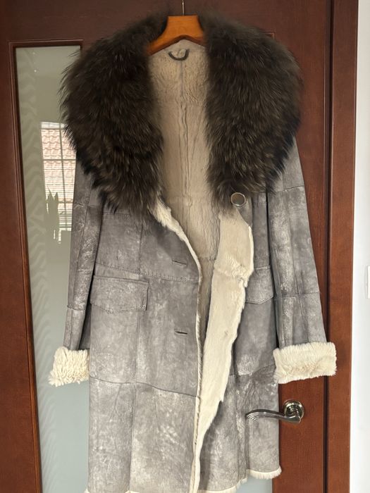 Naturalny oryginalny kożuszek z jenotem