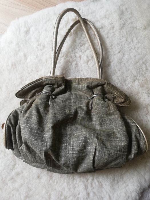 Torebka w kolorze oliwkowym Valentina vintage retro prl