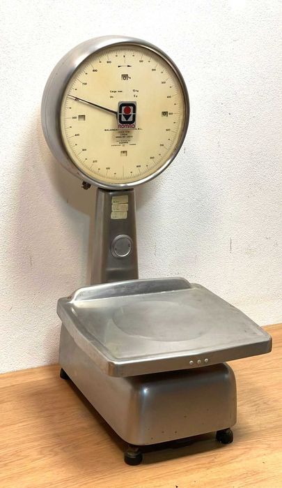 Balanças antigas de mercearia duplo mostrador