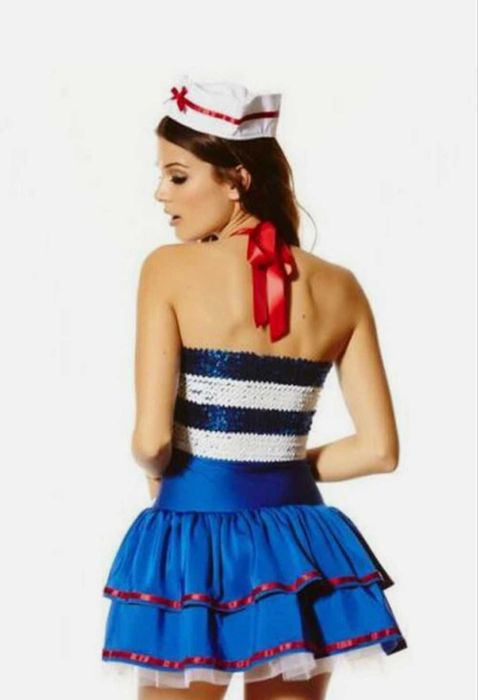 Сукня-костюм з капелюшком  морячки Ann Summers пайєтки на ліфі 42-48 12-14 38-40