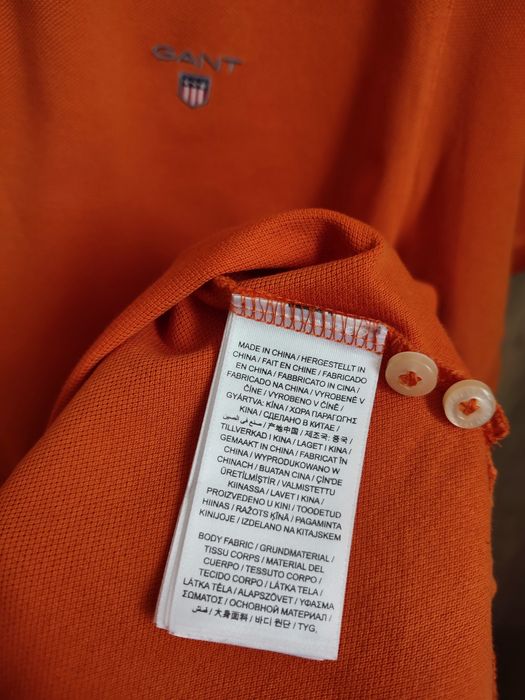Чоловіча футболка поло Gant розмір XL, брендова футболка поло