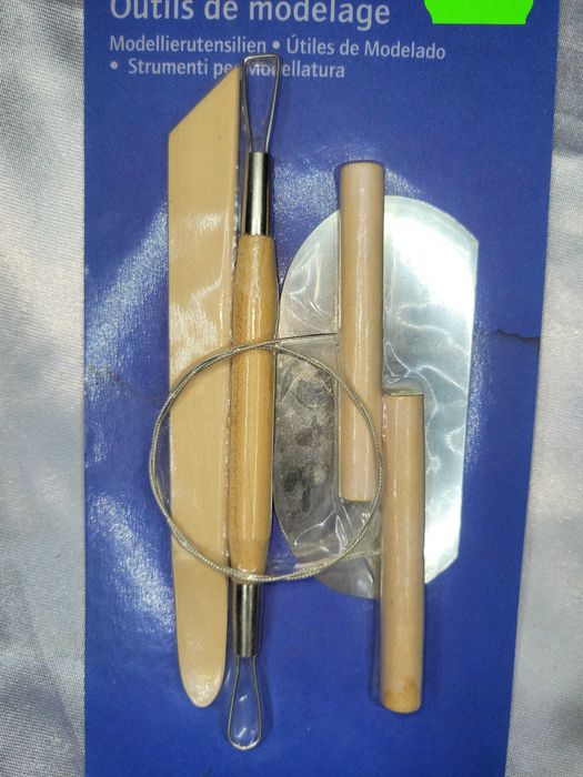 Инструменты для лепки из глины 4 шт.