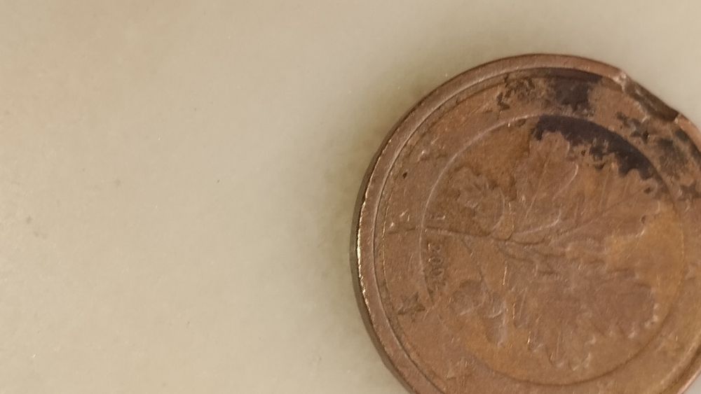 Moeda rara de 1 cêntimo da Alemanha