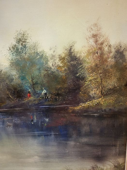 Obraz olejny namalowany na płótnie Vera Scoula-Schmidt