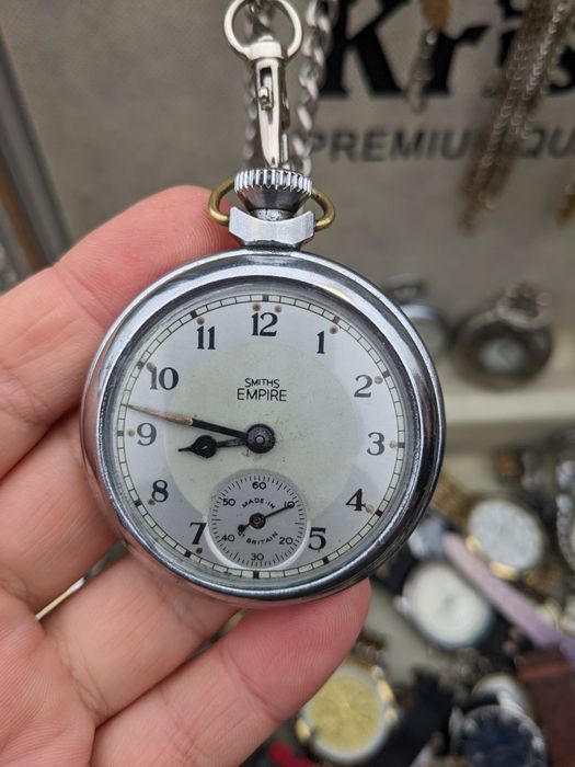 Кишеньковий годинник на ланцюжку SMITHS EMPIRE, вінтаж
