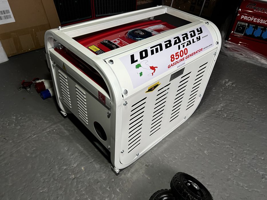 Бензиновий генератор LOMBARDY 8500  2.3Квт   2х220V + 1х380V