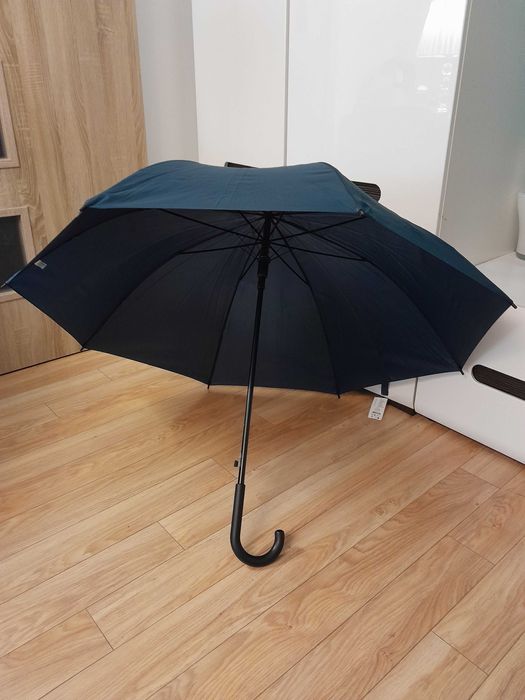 Nowy Parasol Granatowy_Półautomatyczna parasolka_Windproof_Umbrella_XL