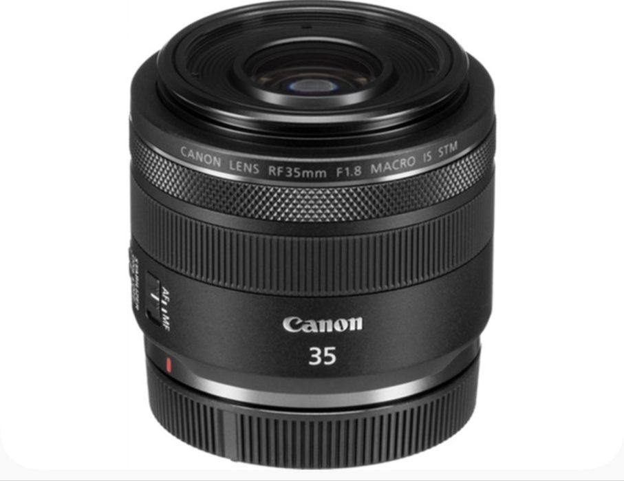 Canon RF 35mm f/1.8 Macro IS STM Black Lens