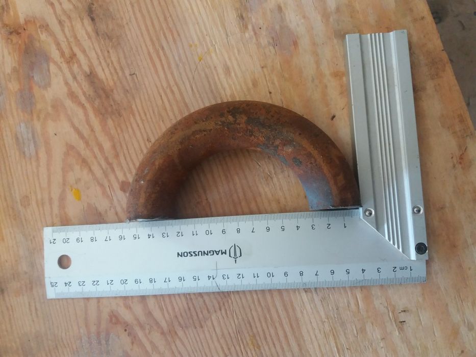 Łuk ze stali kotłowej do spawania