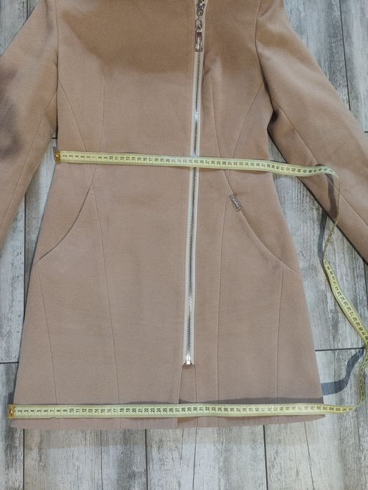Пальто жіноче демісезон, пальто бежеве, розмір 42 (S)