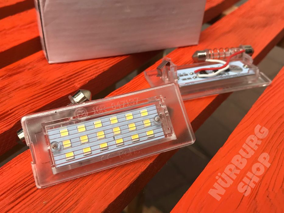 LED подсветка номерного знака BMW Е39 Е46 Е53 Е60 Е70 Е87 Е90 Ф30 Ф10