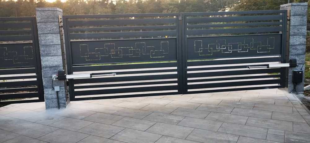 Napędy do bram przesuwnych 2 skrzydłowych garażowych