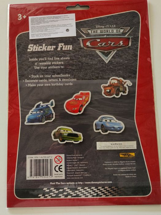 Conjuntos de atividades Disney Cars (Todos 30 euros)