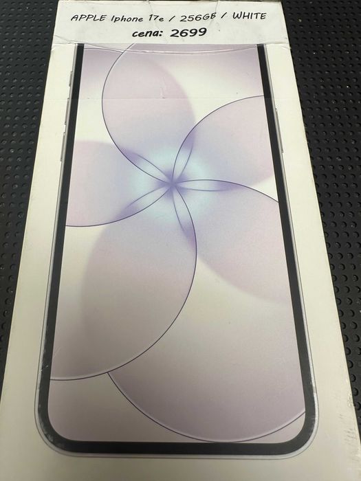 NOWY Telefon ZAPLOMBOWANY Apple iPhone 17e White 256GB Biały Sklep Wyspa GSM Leclerc Świdnica