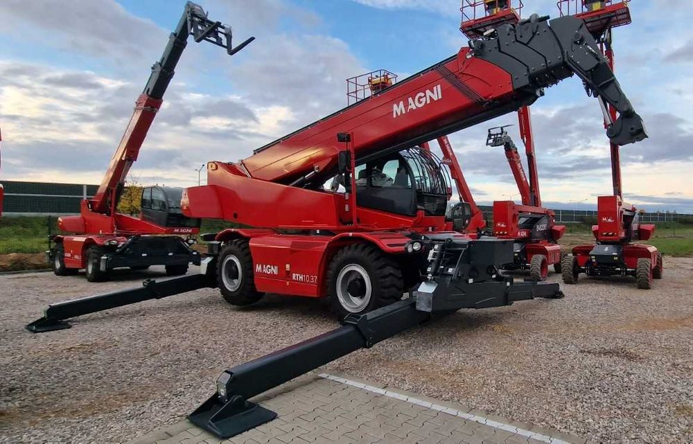 Usługa dźwig ładowarka elektryczna spalinowa 10ton 37m