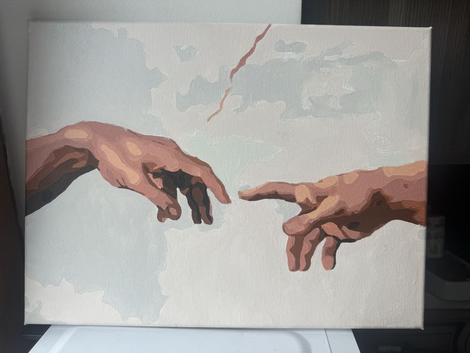 Малюнок /картина по номерам вже розмальована