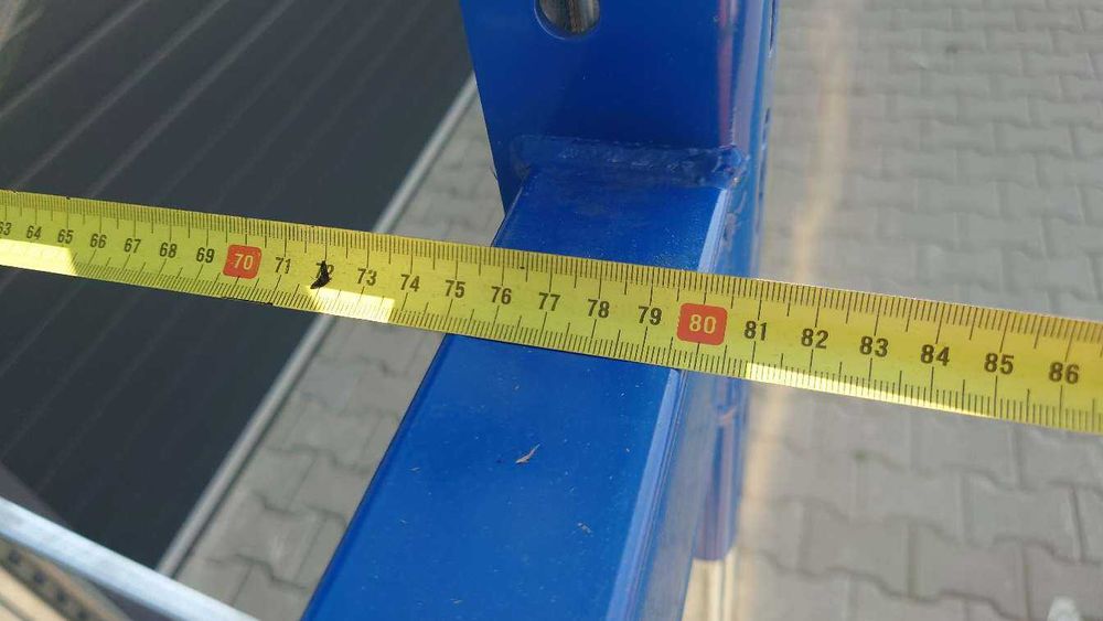 Regał Paletowy magazynowy przemysłowy 270cm 2,7m wysokość 2.25m BITO