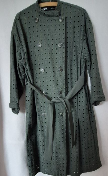 Lekki płaszczyk damski ZARA roz L