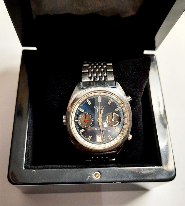 Relógios pulso Heuer Carrera e "Heloisa" military