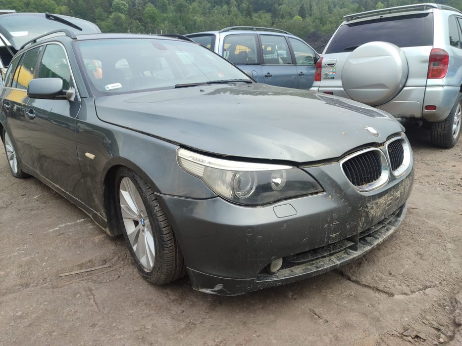 BMW E61 3.0 Titangrau II Metallic błotnik przedni lewy lub prawy, transport FV dostawa