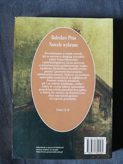 Nowele wybrane-Bolesław Prus