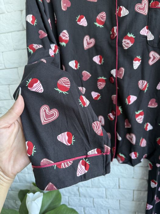 Жіноча піжама з сердечками — м’яка, затишна та стильна