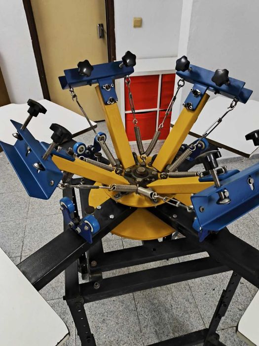 Máquina/Carrossel de serigrafia manual 4x4