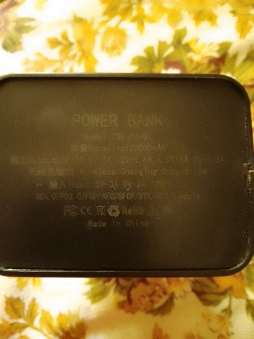 Powerbank 72000mAh и на 10000mAh