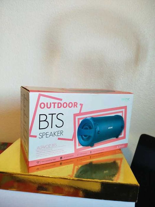 Coluna Som Portátil M-TK - Preto