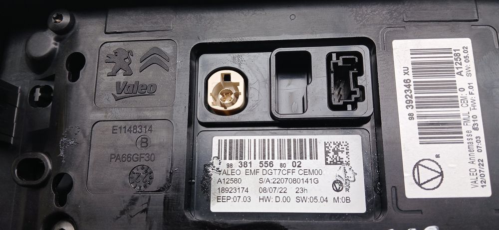 Display / ecrã de informações CITROËN C3 III (SX)