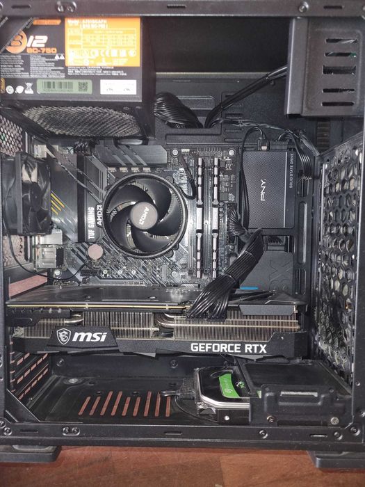 PC Gaming AMD Ryzen 5 5600G, NVIDIA GeForce RTX 3070 Ti 8GB VRAM, 16GB Ram, SSD 1TB, SSD 500GB, HD 1TB