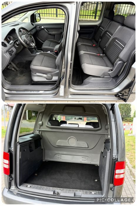 Volkswagen Caddy CUP 1.6TDI_Automat DSG_Maxi/Long_5 osób + paka_Bogata opcja_Sprowadzony_Super Stan