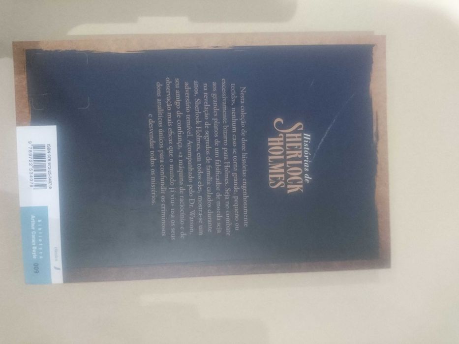 Livro - Histórias de Sherlock Holmes - Arthur Conan Doyle - NOVO
