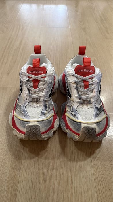 Balenciaga cargo sneakers red