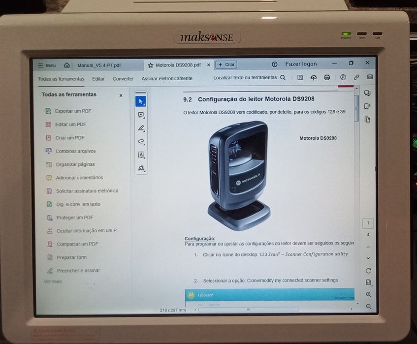 Store Computer with Printer and Scanner425284568121364486