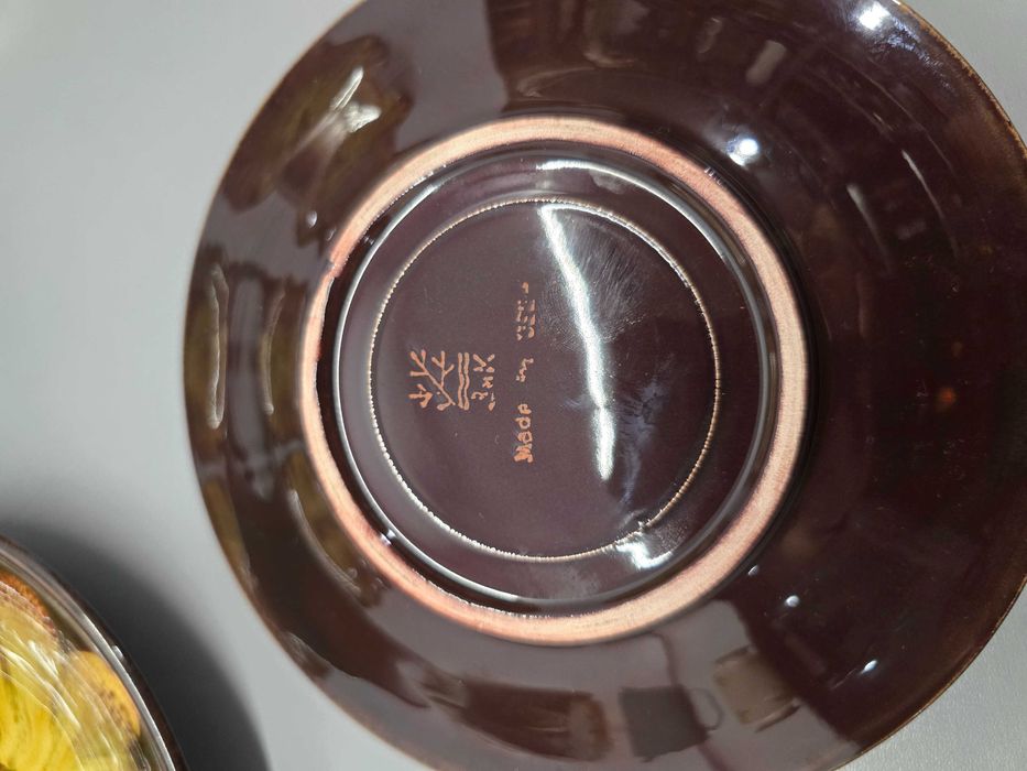 Zestaw talerzy ceramika z PRL-U