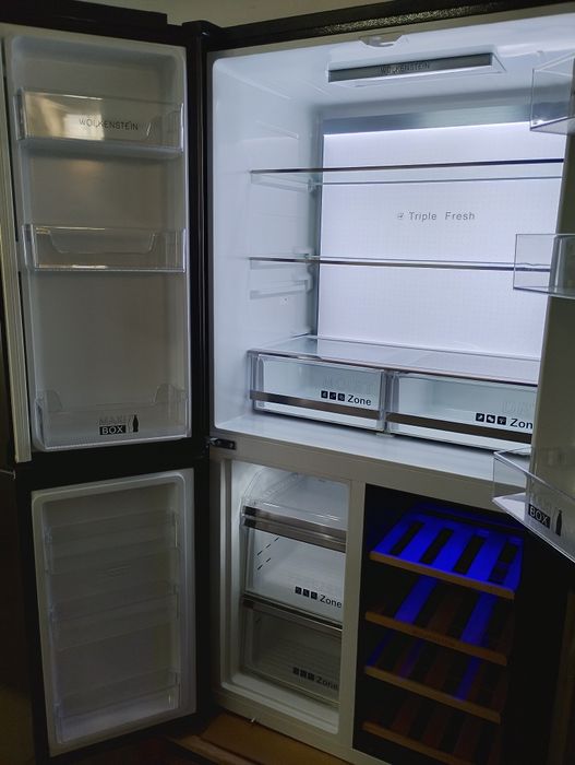 Frigorífico Americano com Dega de vinho led