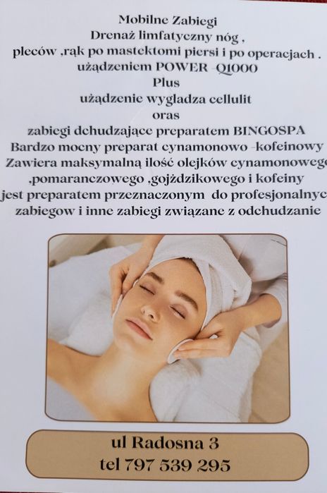 Polecam Zabiegi Drenaż limfatyczny po operacjach