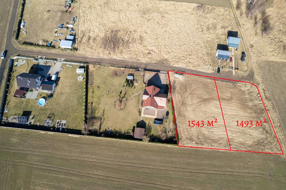Sprzedaż działki z WZ Gryfice ul. Chabrowa, 1543 m² - Więcej