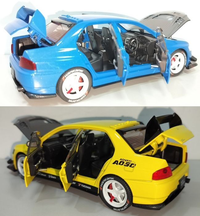 Mitsubishi Lancer Evolution IX Rally модель 1:22 Jinlifang Металл