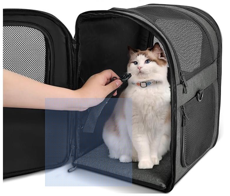 Mochila para transporte de cães ou gatos